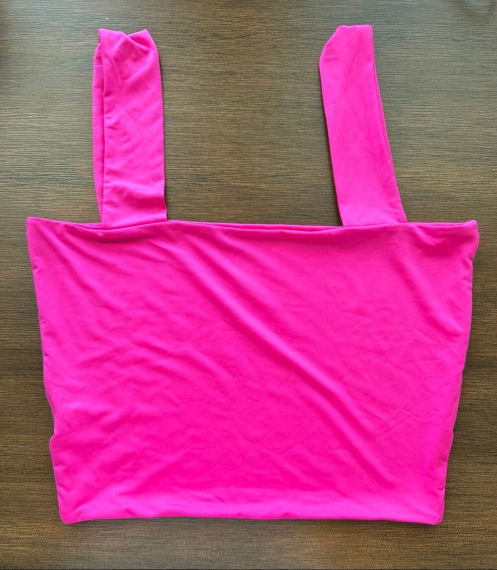 Lot of 4 Double Lined Tank Top Bundle Shirts Blue Pink Black Purple Size M - Picture 2 of 9